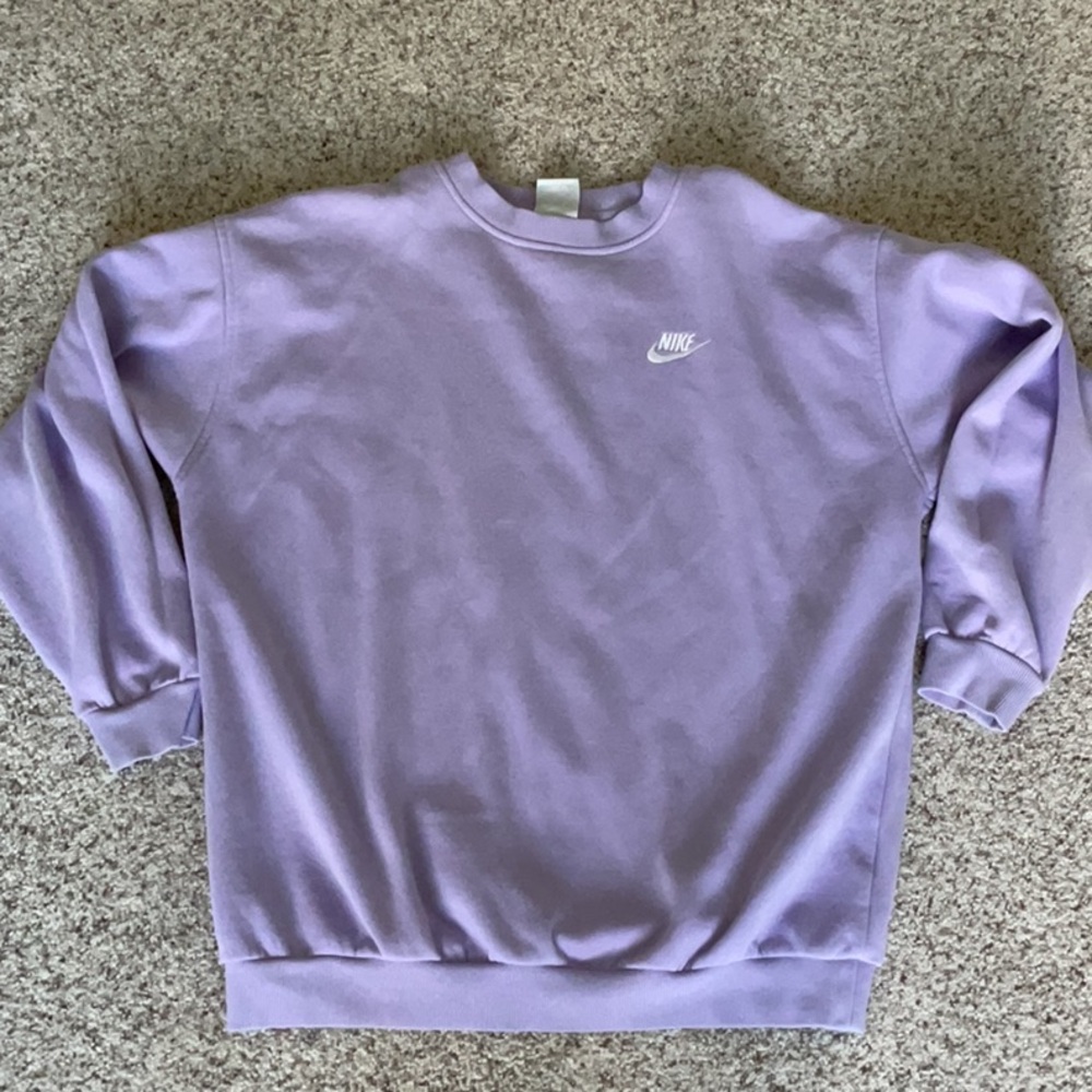 Nike Lilac Crewneck Sweatshirt - White Logo